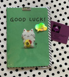 Good Luck Lucky Cat Card
