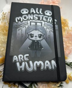 All Monsters Are Human Hardback A5 Notebook
