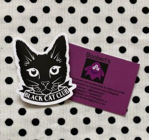 Black Cat Club Sticker