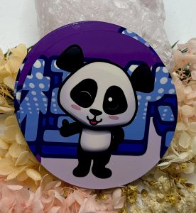 Blue Panda Coaster