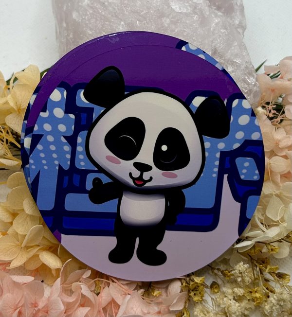 Blue Panda Coaster