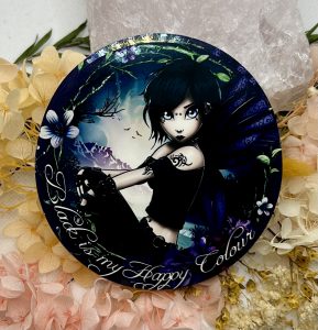 Black Is My Happy Colour Coaster