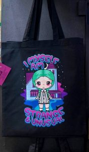 I Myself Am Strange And Unusual Tote Bag