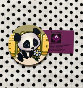 Yellow Panda Coaster