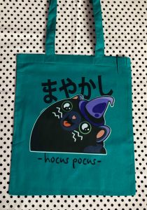 Black Cat Hocus Pocus Tote Bag