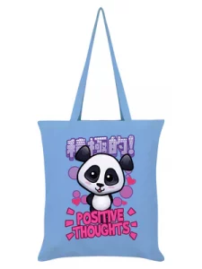 Positive Thoughts Panda Tote Bag