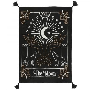 The Moon Tarot Card Large Wall Hanging/Throw