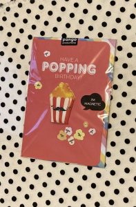 Have A Popping Birthday (Popcorn Magnet) Card