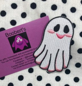 Cute Ghost Iron-On Patch