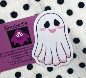 Cute Ghost Vinyl Sticker