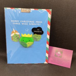 Merry Christmas from Three Wise Sprouts (Sprout Magnet) Christmas Card