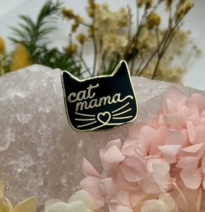 Cat Mama Enamel Pin