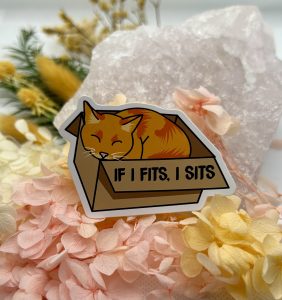 If I Fit's I Sit's Vinyl Sticker